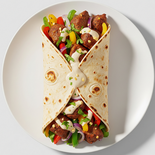 Shish Pork Wrap 